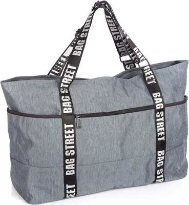 Obrázek produktu pro Taška Street sportovní cestovní taška 55x35x22 cm, prostorná, pro fitness a cestování Grey