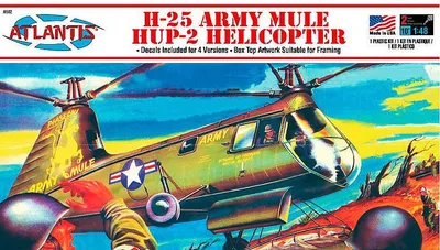 Zdjęcie produktu dla Atlantis Models ALM502 H-25 HUP-2 Army Mule Plastikowy zestaw modelarski