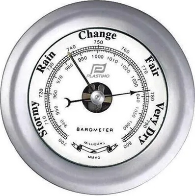 Produktbild von Plastimo Verchromtes Barometer 4´´ 4´´