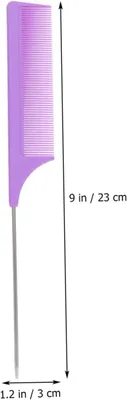 Produktbild von 3-teiliges multifunktionales Stielkamm-Set für Haarstyling, doppelseitige Entwirrungsbürste für lockiges Haar und zum Entwirren