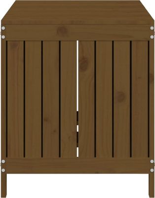 vidaXL Zahradní truhla Honey Brown 121x55x64 cm Borovicový masiv