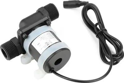 Productafbeelding van Mini-waterpomp, 12V boosterpomp, borstelloze motor, professioneel – geschikt voor temperaturen van 40°C tot 100°C, compact en draagbaar, voor gebruik in werkplaatsapparatuur in fabrieken