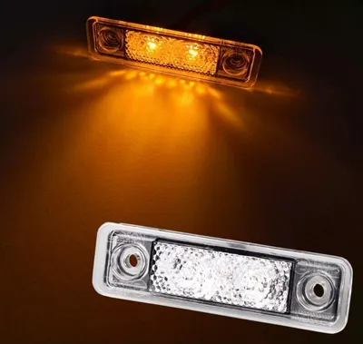 Produktbild von Begrenzungsleuchte - Ledson - Astral - 3.1" - 7.9cm - Klar - Amber - 12V-24V