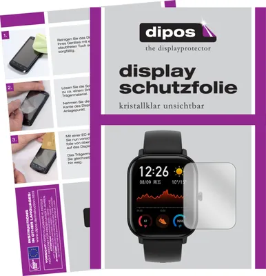 Obrázok produktu pre 6x ochranná fólia pre Huami Amazfit GTS clear Screen Protector Film Ochrana displeja dipos