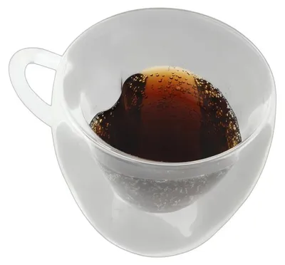 Image de Ruhhy 26906 Mug en verre cœur 240 ml