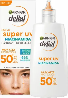 Produktbild von DELIAL SUPER UV Niacinamid gegen Hautunreinheiten SPF50+  40 ml