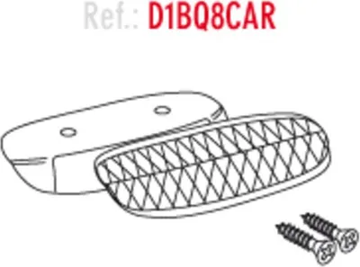 Produktbild von SHAD ATV80 Reflektoren rot