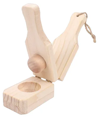 Immagine prodotto di Pressa per tostones di platano, schiaccia-banane 2 in 1 in legno per la cucina