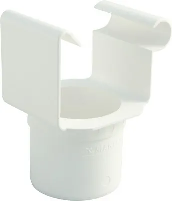 Produktbild von Marley Rinnenstutzen Kunststoff eckig Verkehrsweiß RAL 9016 NW 70/53 mm