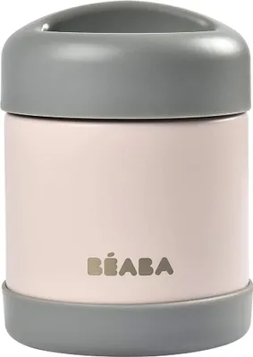 Produktbild von Beaba Portionsbehaetler aus Edelstahl (dunkelgrau/hellrosa); 912908