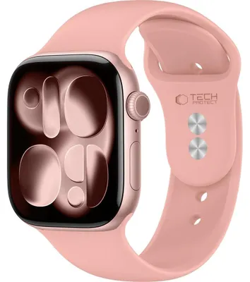 Produktbild von Armband für Apple Watch 49/46/45/44 mm, Tech-Protect Silicone, Rosa