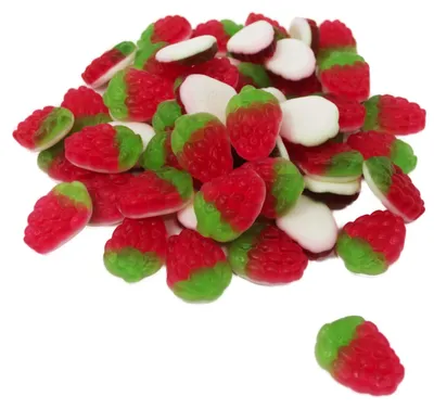 Immagine prodotto di Gelatina di frutta alle fragole con base di zucchero bianco a schiuma morbida 175g