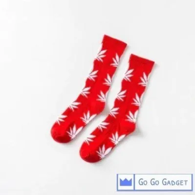 Produktbild von Unkrautsocken | 1 Paar | rot mit weiß