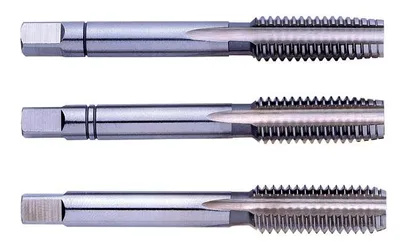 Produktbild von Eventus by Exact 10096 Hand tap set 3-piece metric M2.5 0.45 mm Right hand cutting DIN 352 HSS 1 Set