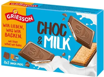 Produktbild von Griesson Choc & Milk 8x2er