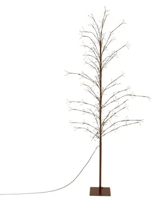 Produktbild von ECD Germany LED Baum Outdoor Lichterbaum 180 cm Beleuchtete Weihnachtsdeko Metall Weihnachtsbaum Innen/Außen 1170 LEDs Warmweiß Weihnachtsbeleuchtung