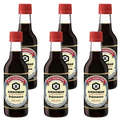 Produktbild von Kikkoman Soja-Sauce - 6x 250ml