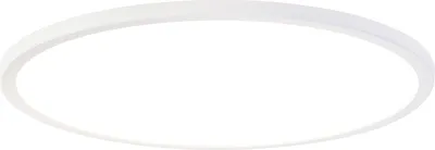 Image de Calex - Modern Smart plafondlamp wit 40 cm incl. LED RGBW IP54 - Siem Dimmer I Dimmable I Salon I Chambre à coucher - plastique rond - I (non interchangeable) LED