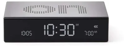 Zdjęcie produktu dla Cyfrowy budzik Lexon LR152BZ Flip Premium brązowy