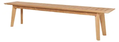Produktbild von Luna Sitzbank 202x38 cm ohne Rückenlehne aus Teakholz Natur