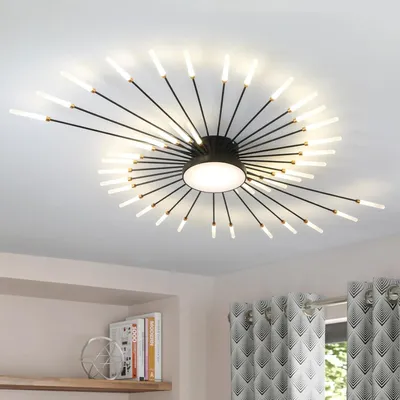 Produktbild von RRBEST LED Deckenleuchte Wohnzimmer,Wohnzimmerlampe Moderne Minimalistische Deckenlampe Innen Dekorative Deckenbeleuchtung für Wohnzimmer, Schlafzimme