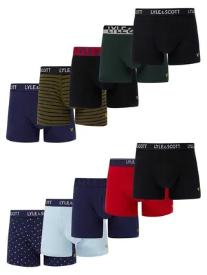 Produktbild von Lyle & Scott - Retropants für Herren (10er-Pack) GT16820 (S) (Bunt)