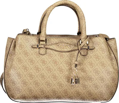 Produktbild von Damentasche Beige mit Kontrastdetails – Flexible Trageoptionen