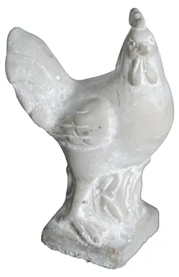 Produktbild von Dekorative Hahn Dekofigur aus Zement H 14 cm