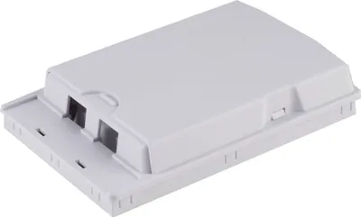 Produktbild von LWL-Verteilerbox, ABS, 2-fach, weiß