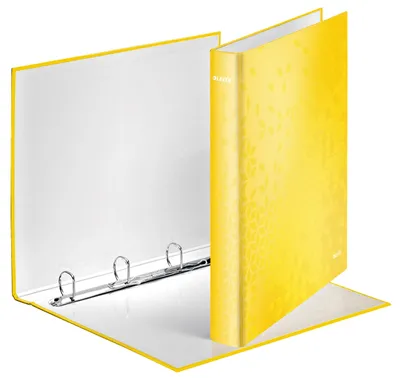 Immagine prodotto di Raccoglitore ad anelli A4 WOW - 4 anelli / giallo