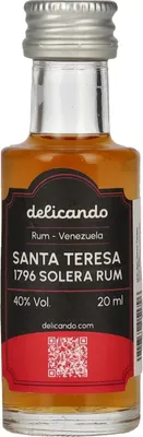 Image de Santa Teresa 1796 Solera Rum 40% Vol. 0,02l
