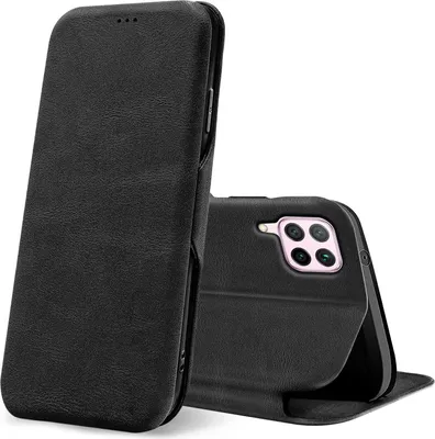 Produktbild von Shell Flip Case für Huawei P40 Lite Hülle Book Cover Handy Tasche mit Kartenfach Premium Schutzhülle