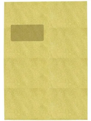 Immagine prodotto di mayer-network 30002517 Buste riciclate - C4, con finestra, autoadesive, 90 g/m², marrone, 10 pezzi
