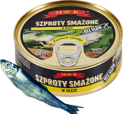 Zdjęcie produktu dla MK Smażone szproty w oleju 240 g