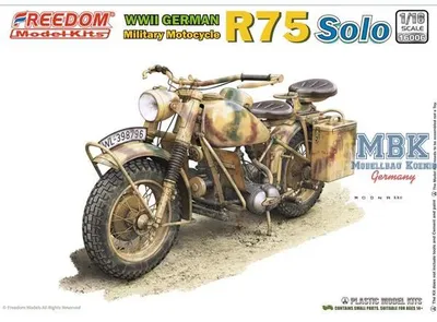 Produktbild von FREEDOM FDM16006 WWII German Motorcycle R75 Solo