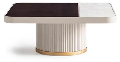 Image de Table basse table d'appoint table basse salon table basse blanche