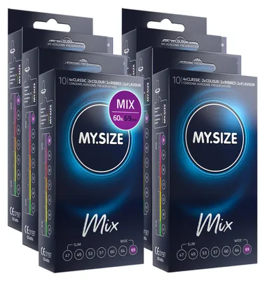 Immagine prodotto di My.Size Mix Preservativi misura 7, 69 mm, pacco convenienza, 60 Pezzi