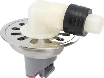 Image de 304 Stainless Steel Round Sink Floor Drain Anti Odor 9cm Round Shower Floor Drain