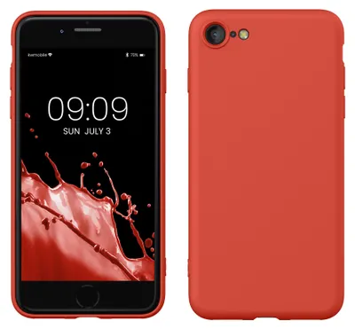 Produktbild von kwmobile Handyhülle für iPhone SE 2022 Hülle / iPhone SE 2020 / iPhone 8 / iPhone 7, für iPhone SE Hülle - Schutzhülle für kabelloses Laden - Case in