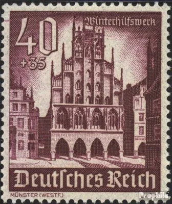 Produktbild von Briefmarken Deutsches Reich 1940 Mi 759 gestempelt Winterhilfswerk: Bauwerke
