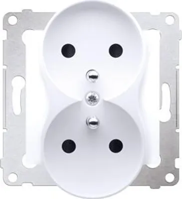Obrázok produktu pre Kontakt-Simon DGZ2MZN.01/11, Biela, Plast, IP20, 250 V, 75 mm, 46 mm
