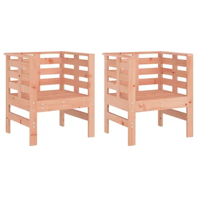 Produktbild von vidaXL Gartenstühle 2 Stk. 61,5x53x71 cm Massivholz Douglasie