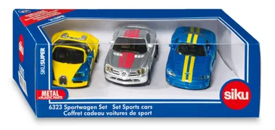 Produktbild von Siku 6323, Auto, 3 Jahr(e), Kunststoff, Metall, Blau, Gelb, Rot, Silber, Schwarz