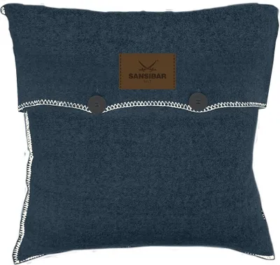 Produktbild von Kissenhülle SANSIBAR BL 45x45 cm blau