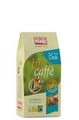 Image de Caffè Haiti Roma, Biocaffè Moka, décaféiné, 100% biologique, 100% commerce équitable, café moulu, 250 g