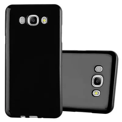 Produktbild von Cadorabo Schutzhülle für Samsung Galaxy J5 2015 Hülle in Schwarz TPU Etui Hülle Case Cover