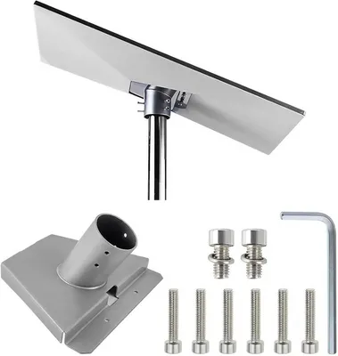 Zdjęcie produktu dla Uchwyt Starlink Gen 3 - Zestaw montażowy - Adapter do rur - Solidna instalacja - Stal nierdzewna - Przeznaczony do rur o średnicy 25-53 mm