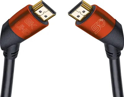 Produktbild von OEHLBACH D1C143, 1,5 m, HDMI Typ A (Standard), HDMI Typ A (Standard), 3D, 48 Gbit/s, Schwarz, Orange