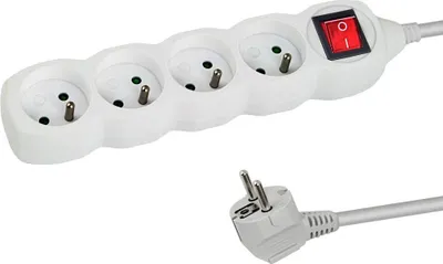 Immagine prodotto di Multipresa Esperanza 4 prese interruttore 1,5 m bianco