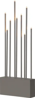 Produktbild von Star Trading 644-08, Leichte Dekorationsfigur, Beige, IP20, Weiß, 9 Glühbirne(n), E5